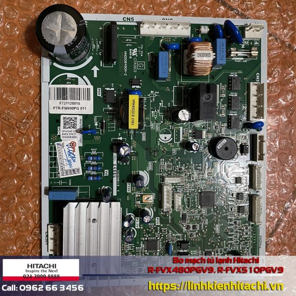 board mach tu lanh hitachi hitachi R FW690PGV7X 2