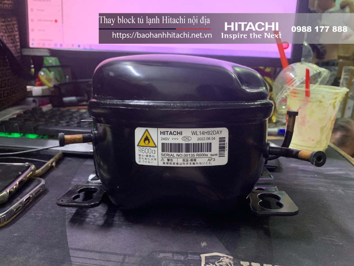 Thay block tủ lạnh Hitachi nội địa